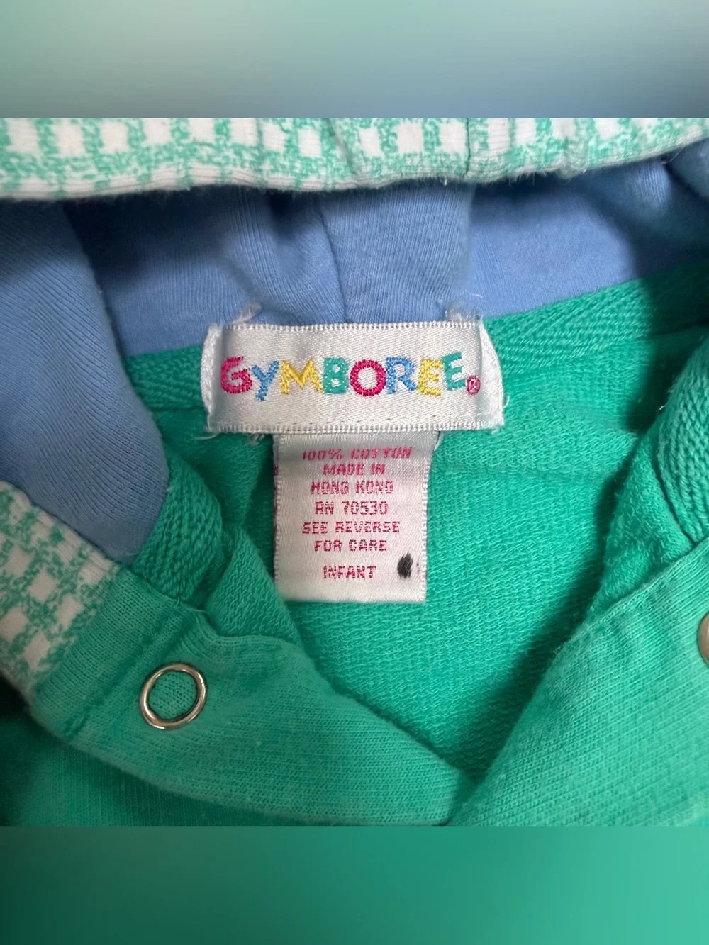 Gymboree rainbow tag